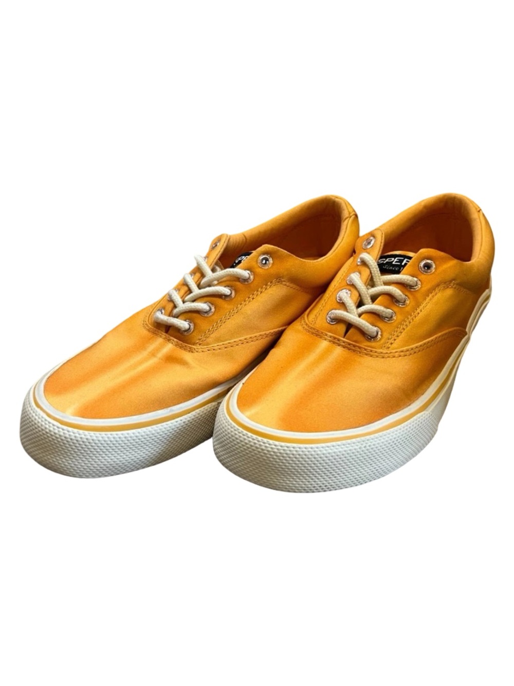 Sperry X Womens Orange Creamsicle Low Top Sneakers Casual Shoes Size US 6.5 UK 4